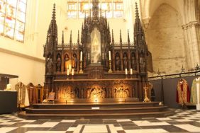 Altar in Catedrala Saint Michel din Bruxelles